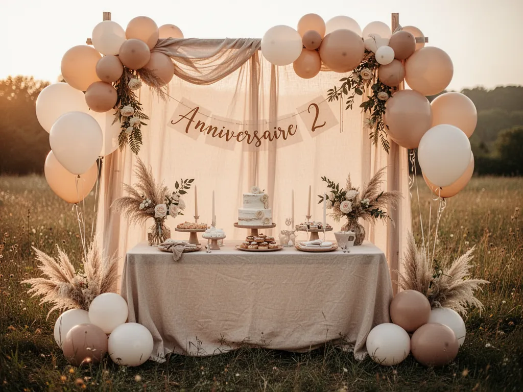 Anniversaire 2 ans : organiser une fête simple, belle et durable